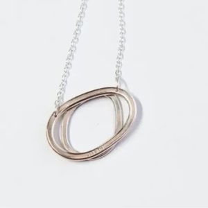 Silpada Vintage Sterling Silver Ovals Necklace